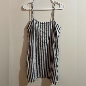 Striped Spaghetti Strap Dress